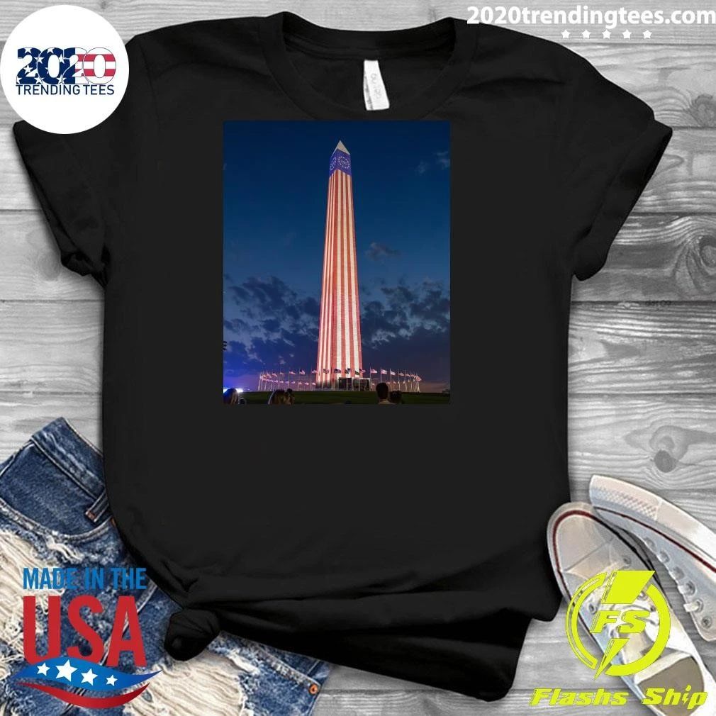 The Washington Monument Stands As A Tribute To Our First President Shirt