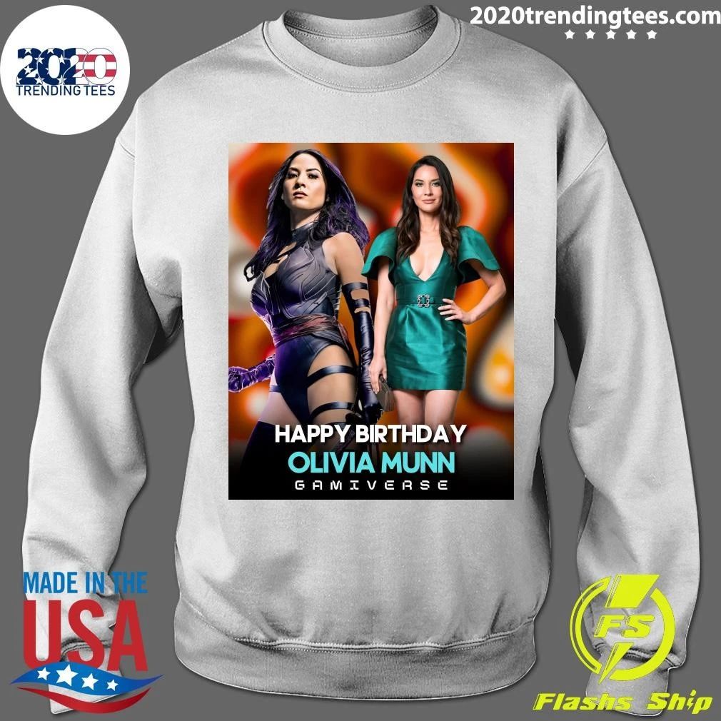 Happy Birthday to the Ultimate Geek Icon, Olivia Munn Shirt