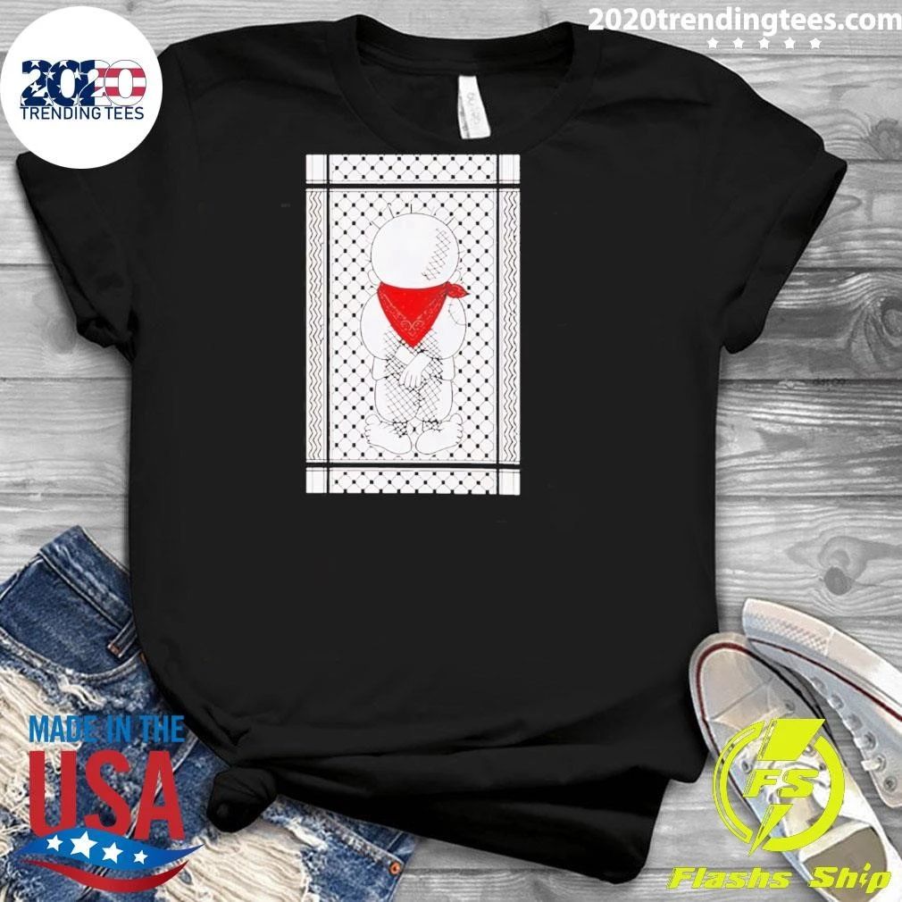Renaud Palestine Character illustration shirt