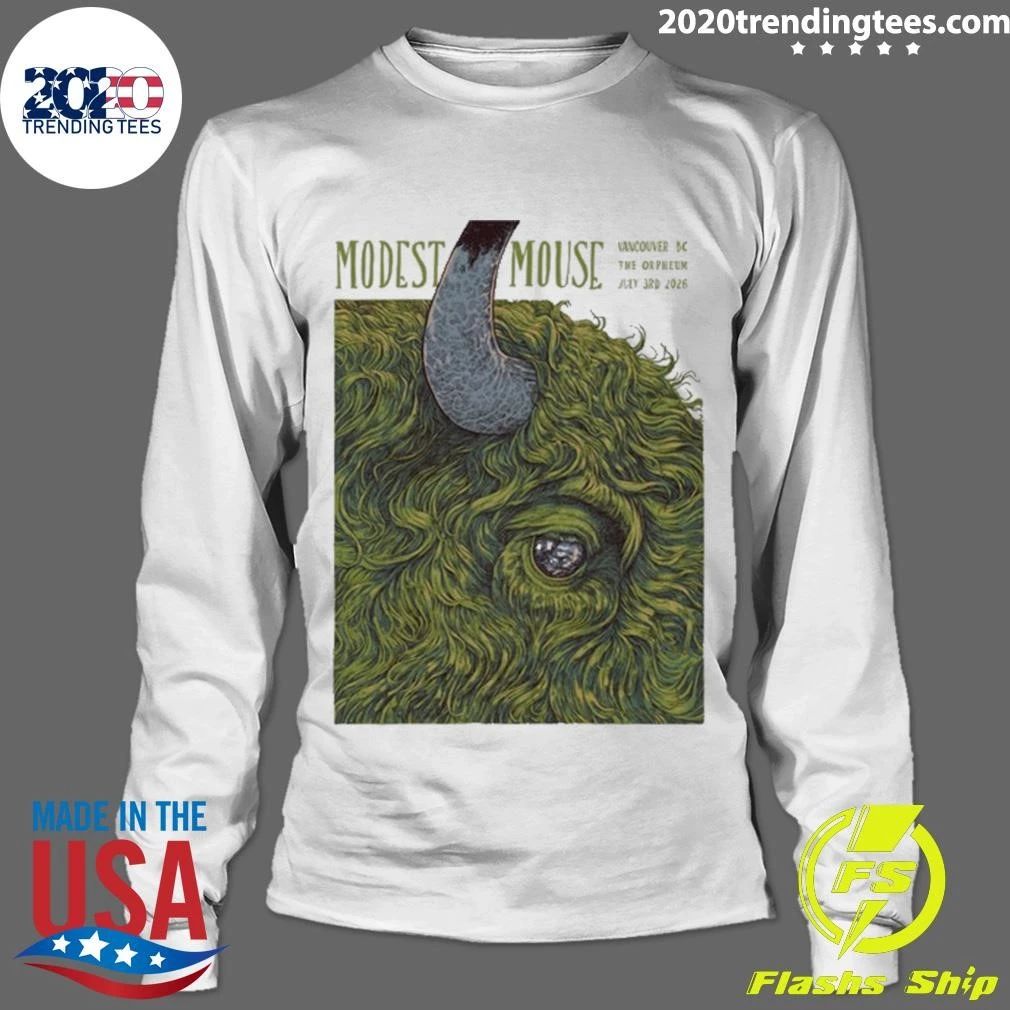 Modest Mouse Vancouver BC Event On July 3 2026 Tee Shirt