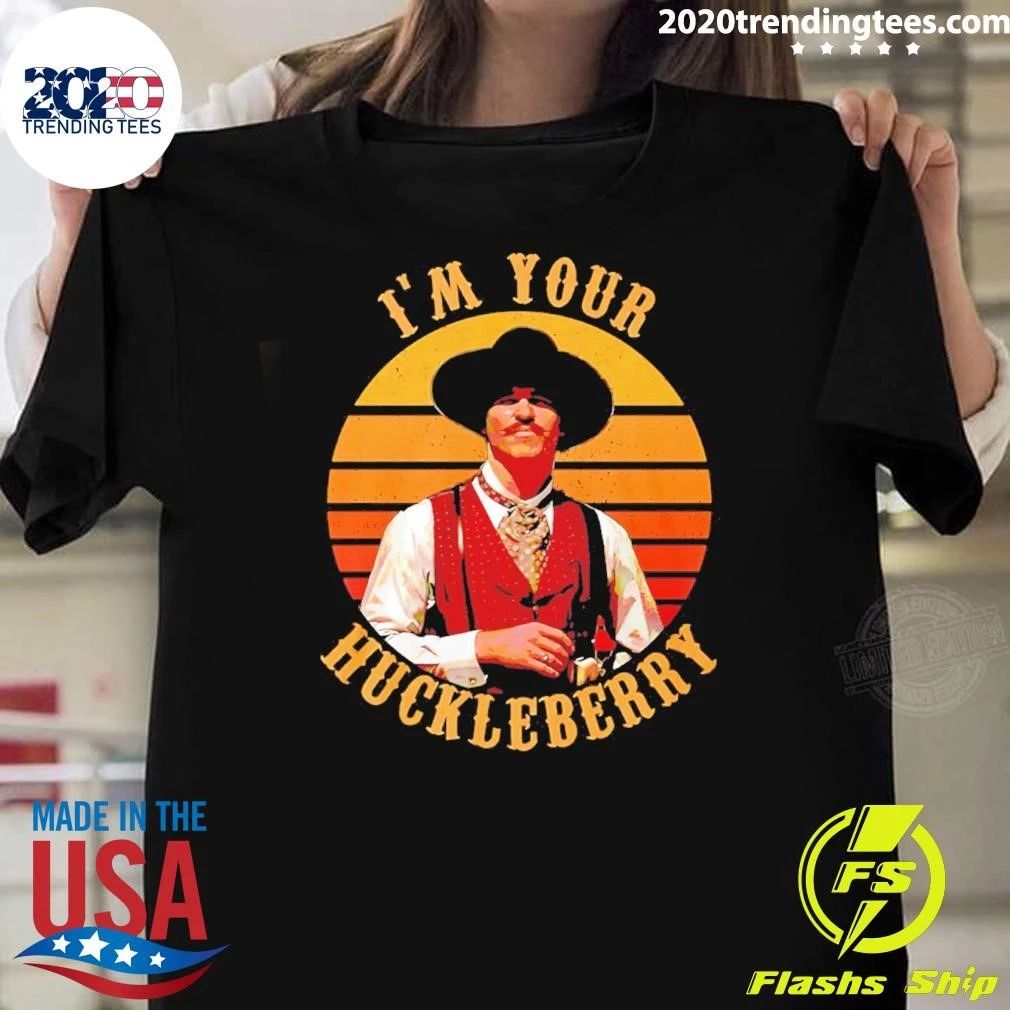 Doc Holliday I’m Your Huckleberry Portrait Shirt