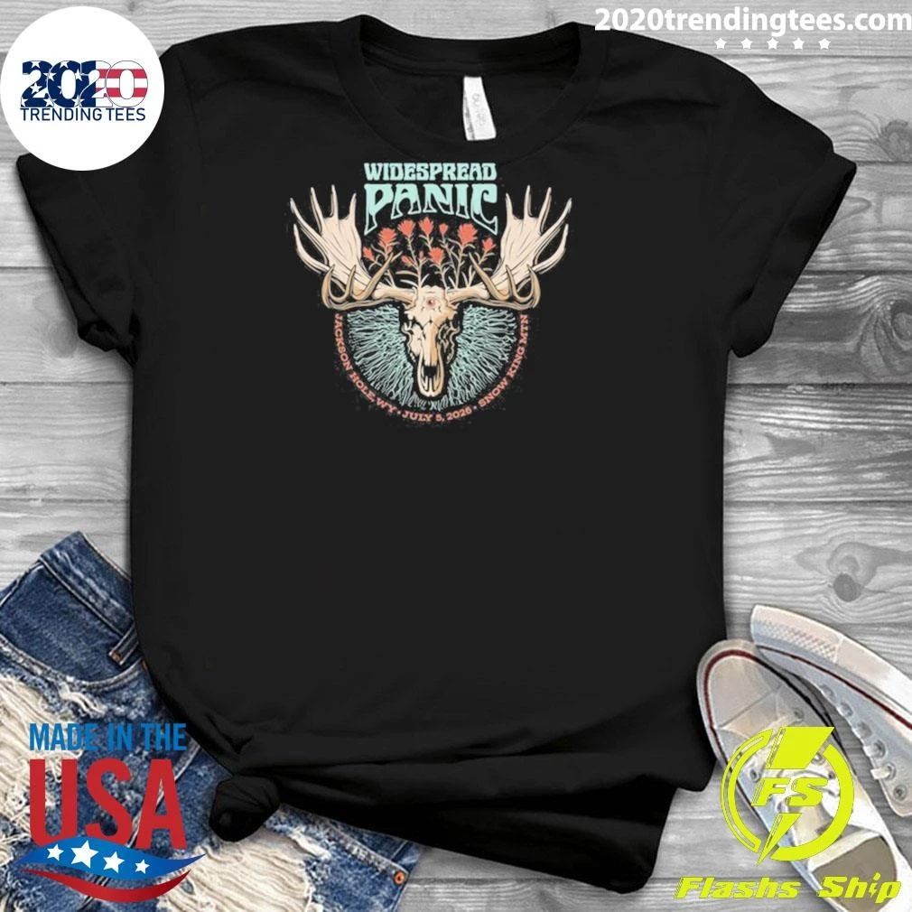 Widespread Panic Jackson Hole WY Tour On July 5 2026 Snow King MTN Shirt