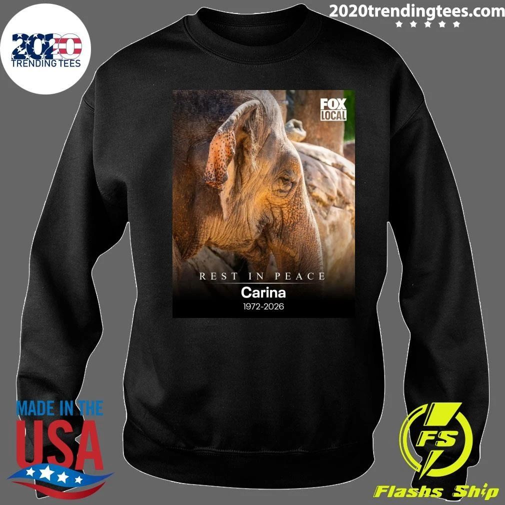 Rest In Peace Elephant Carina 1972-2026 Shirt