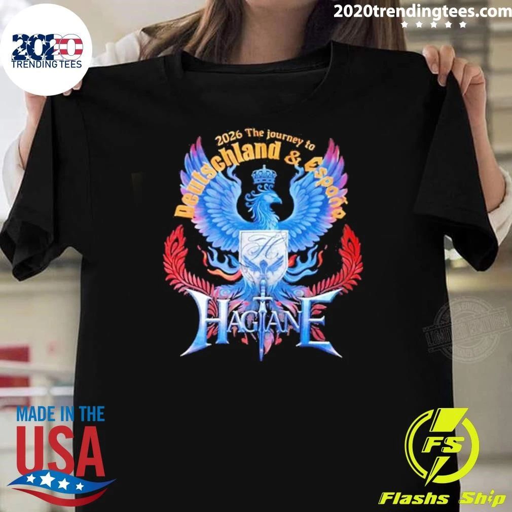 Hagane Merch 2026 The Journey To Germany And Spain On July 2026 Tour Shirt