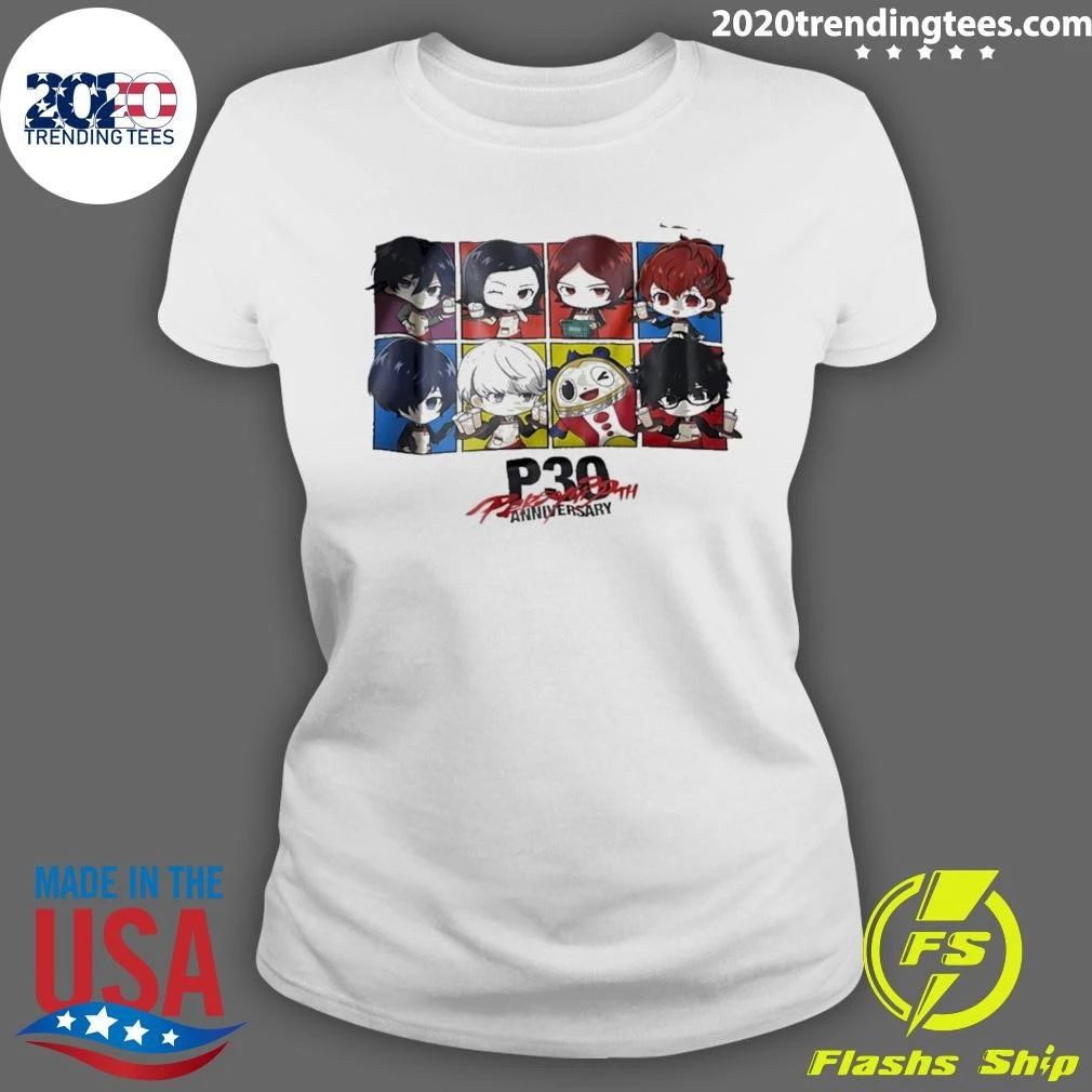 Persona 30th Anniversary Chibi Characters Shirt