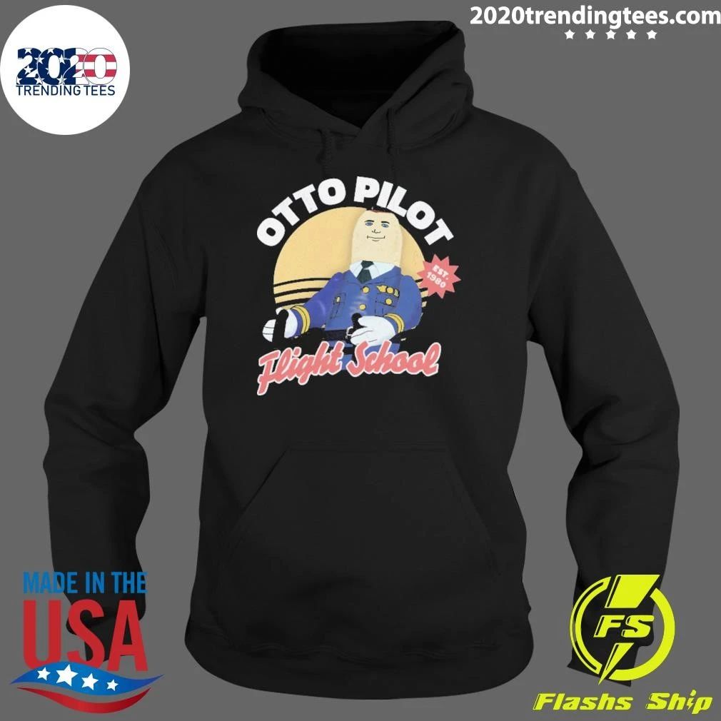 Otto Pilot Flight School Airplane EST 1980 Movie Shirt
