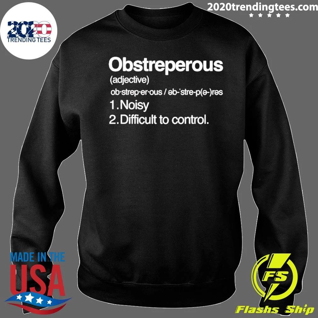 Innate Power Obstreperous Definition vocabulary shirt