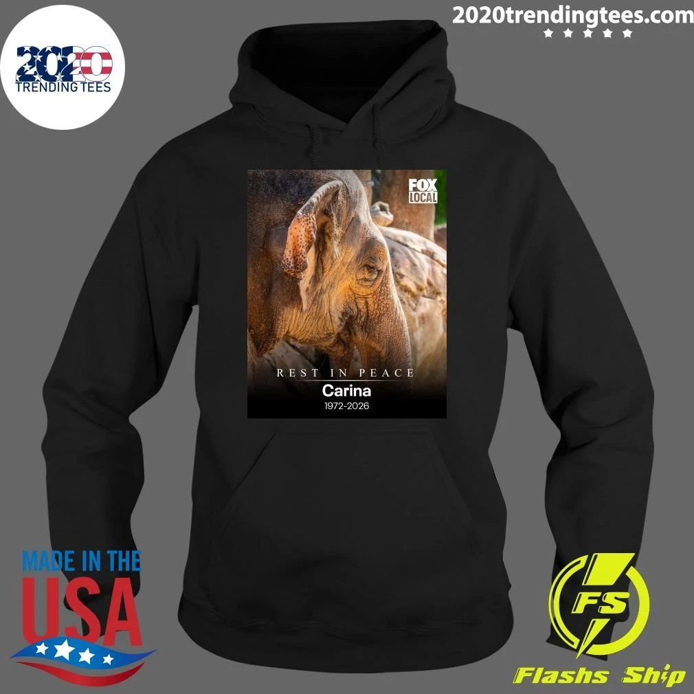 Rest In Peace Elephant Carina 1972-2026 Shirt