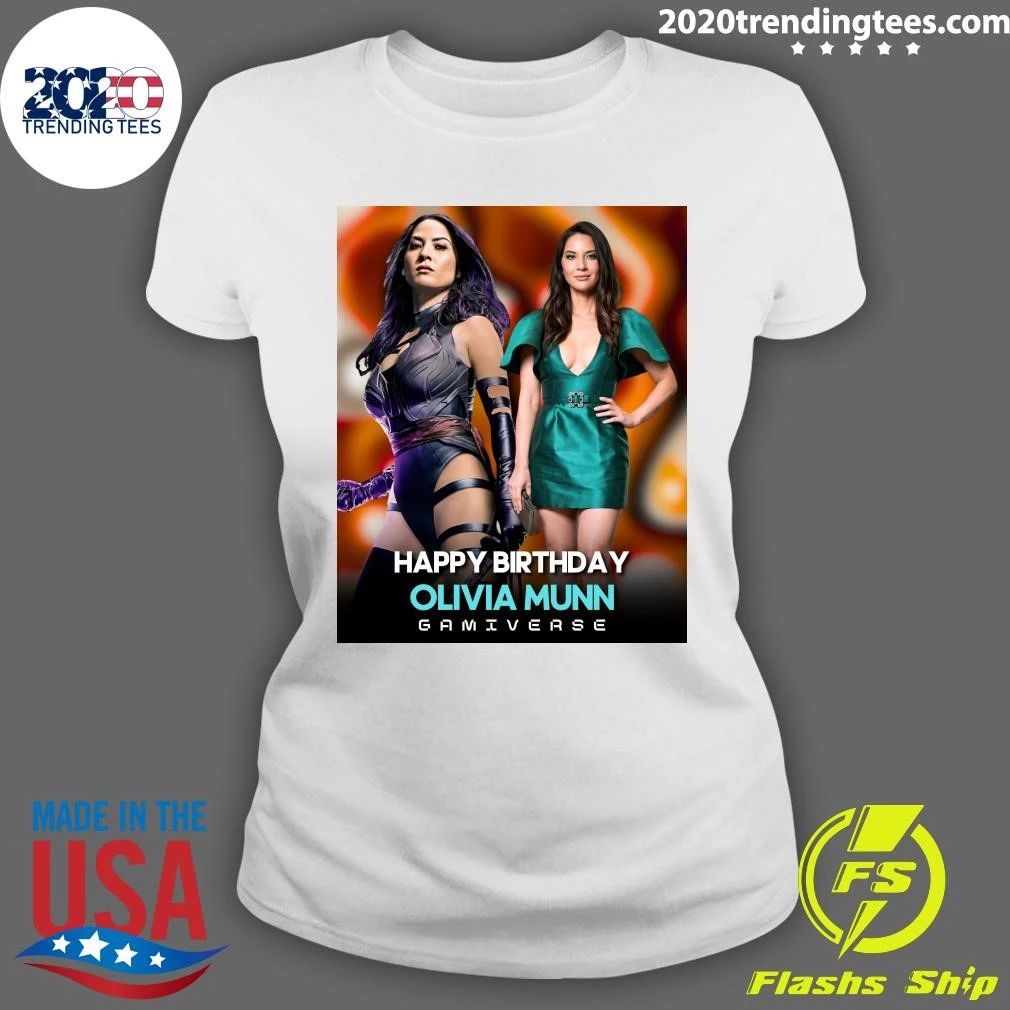 Happy Birthday to the Ultimate Geek Icon, Olivia Munn Shirt