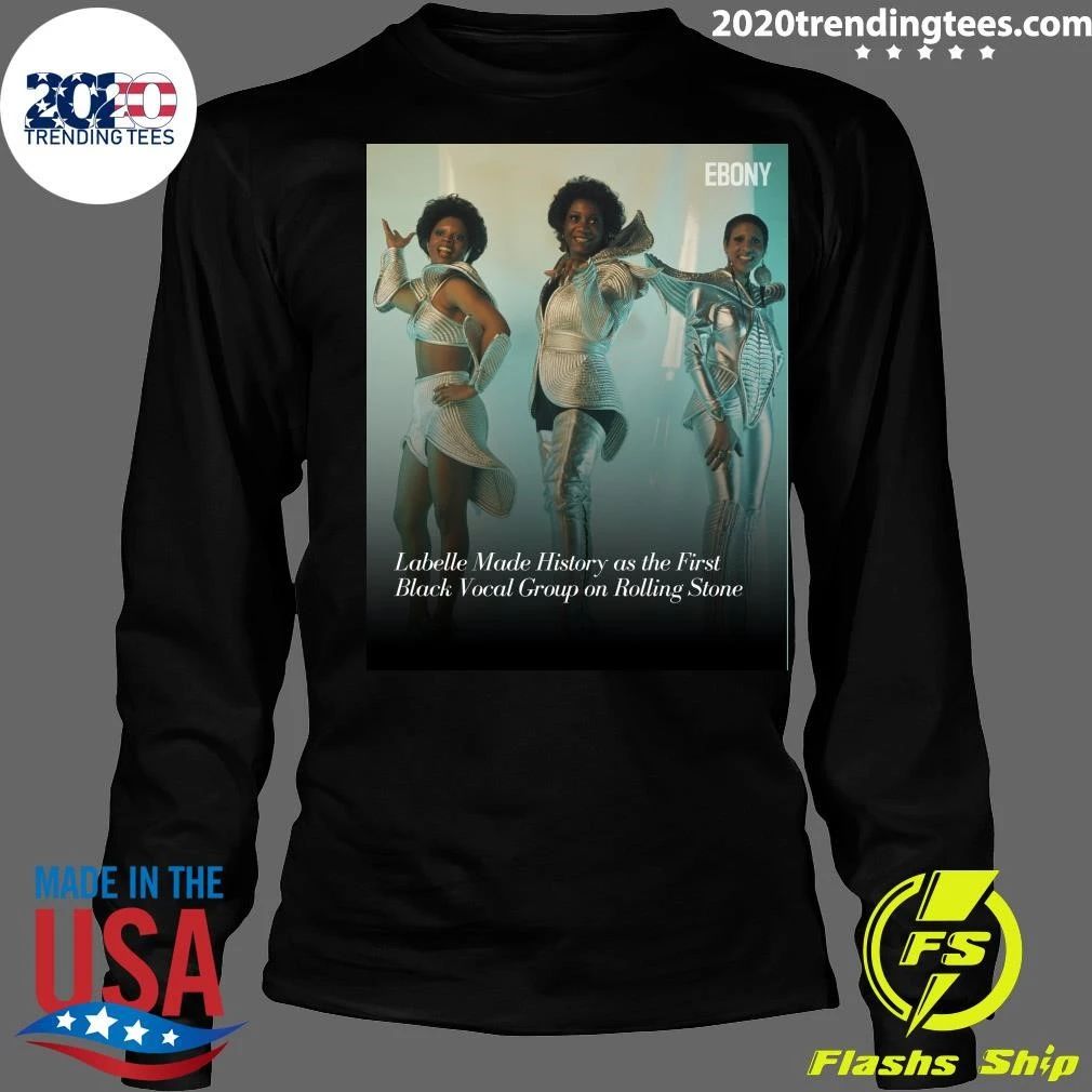 Labelle Made History as the First Black Vocal Group on Rolling Stone Shirt