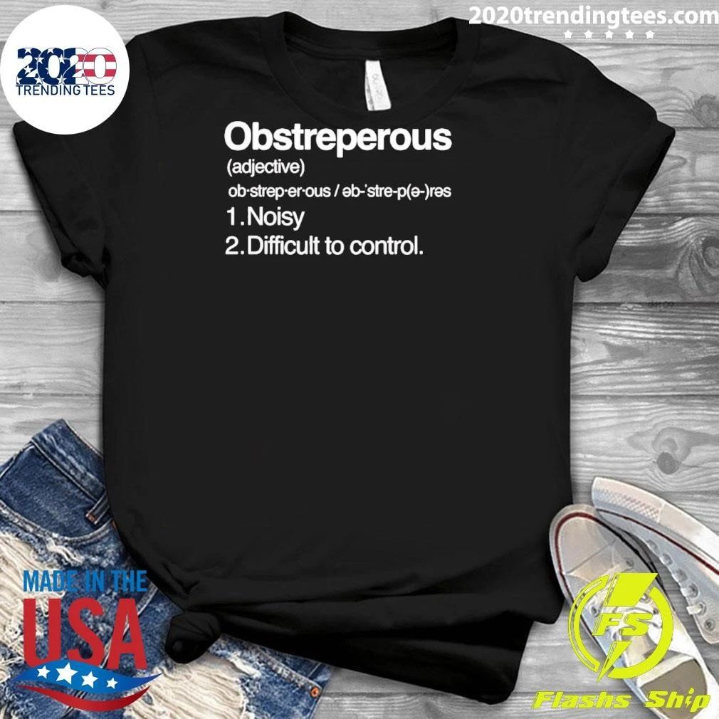 Innate Power Obstreperous Definition vocabulary shirt