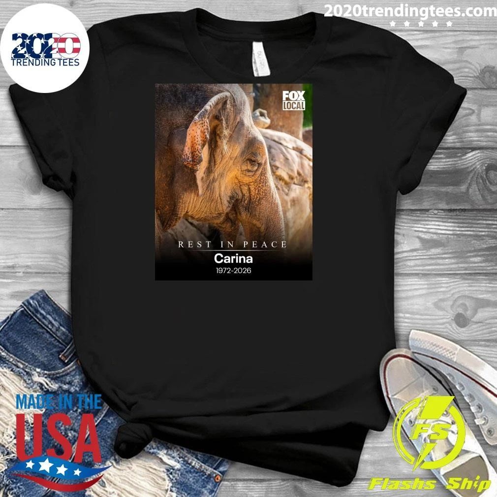 Rest In Peace Elephant Carina 1972-2026 Shirt