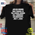 Jaylen Brown Was Traded To The Sixers During Bill Simmons’ Colonoscopy July 1 2026 Shirt