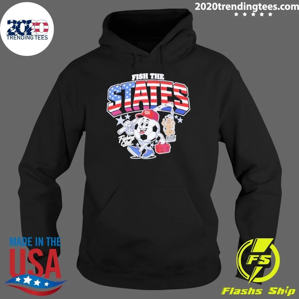 Fish The States Fishing Club American Flag Shirt