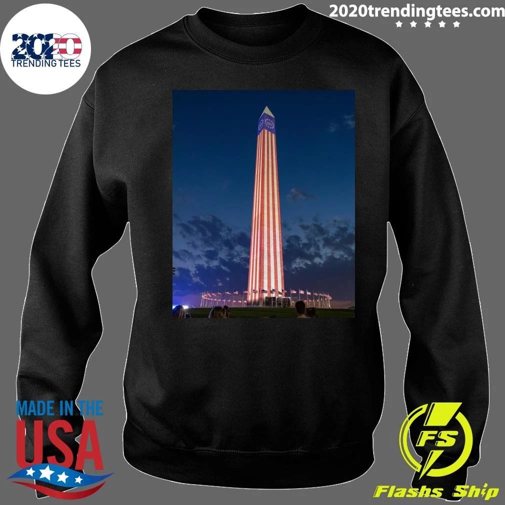 The Washington Monument Stands As A Tribute To Our First President Shirt