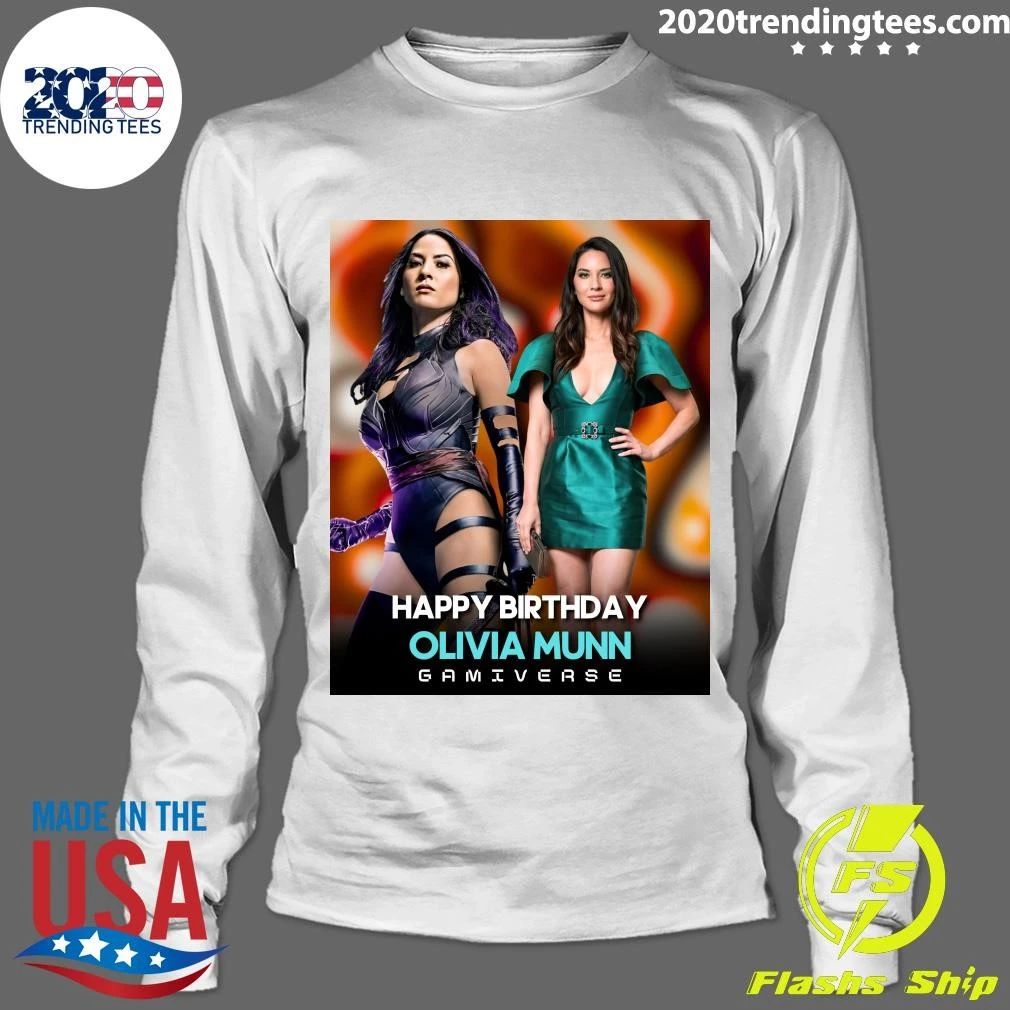 Happy Birthday to the Ultimate Geek Icon, Olivia Munn Shirt