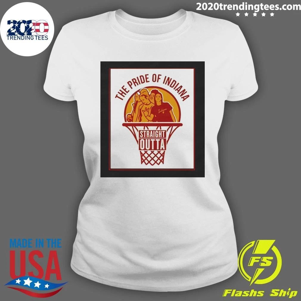The Pride of Indiana Fever Straight Outta WNBA Basketball 2026 Tee Shirt