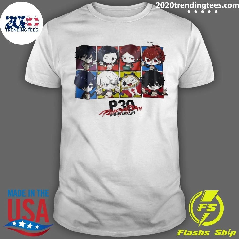Persona 30th Anniversary Chibi Characters Shirt