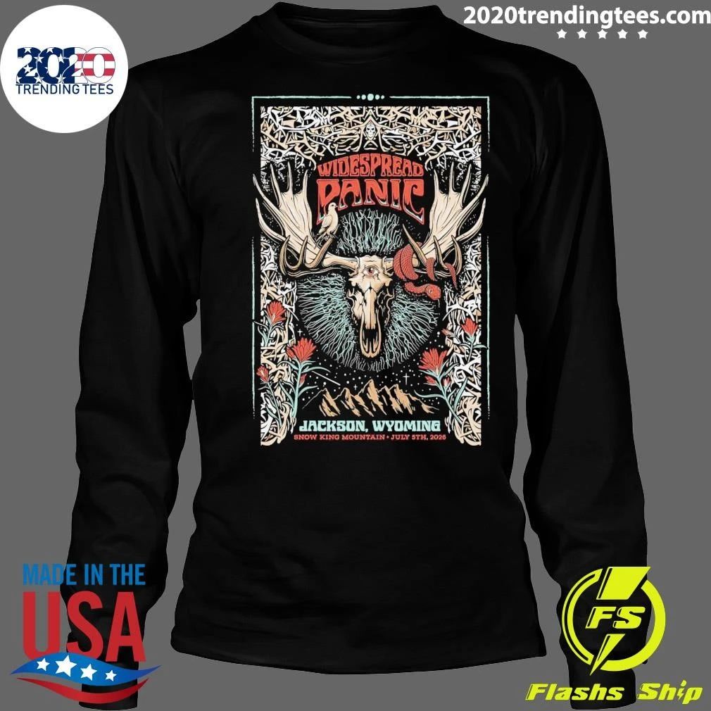 Widespread Panic July 5 2026 Snow King Amphitheater In Jackson WY Shirt