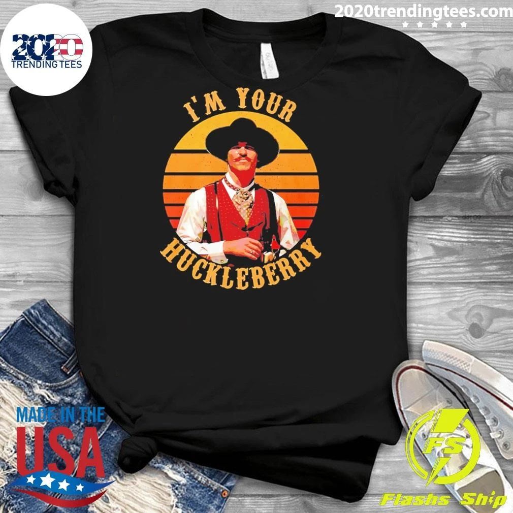 Doc Holliday I’m Your Huckleberry Portrait Shirt