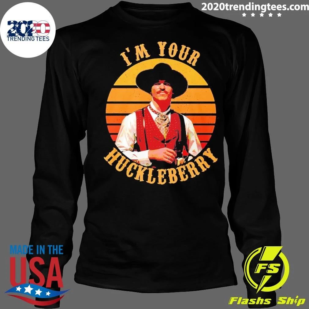 Doc Holliday I’m Your Huckleberry Portrait Shirt