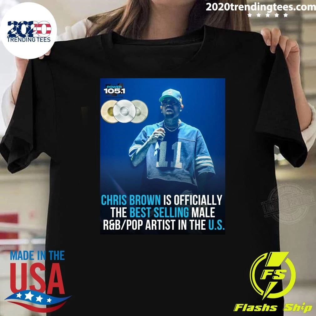 Chris Brown Is Officially The Best Selling Male R&B-Pop Artist In The U.S. Shirt