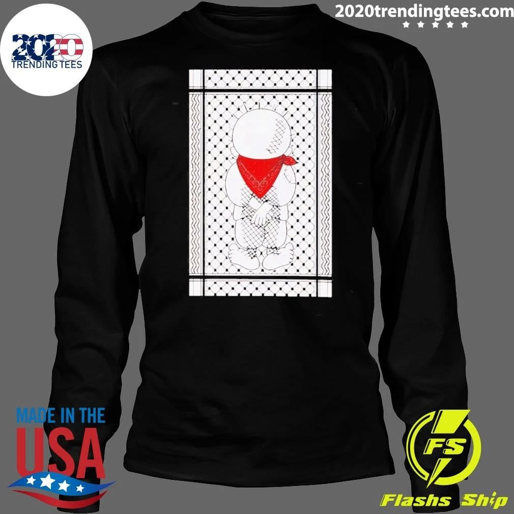 Renaud Palestine Character illustration shirt