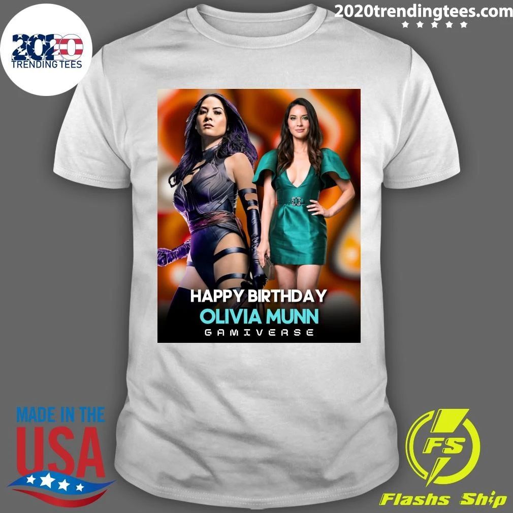 Happy Birthday to the Ultimate Geek Icon, Olivia Munn Shirt