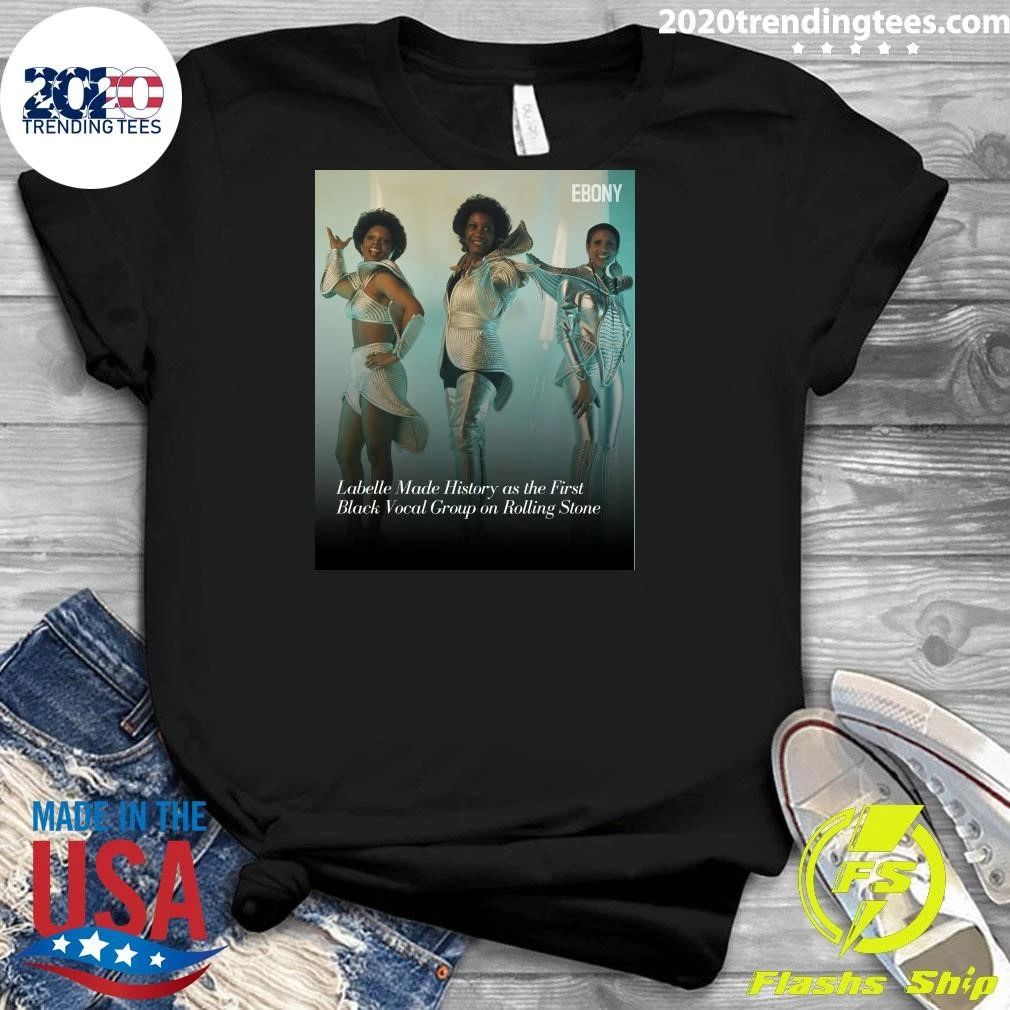Labelle Made History as the First Black Vocal Group on Rolling Stone Shirt