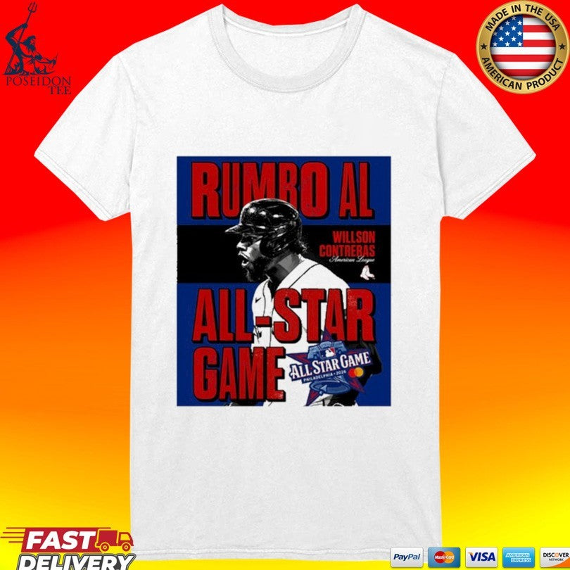 Willson Contreras All Star Game Philadelphia 2026 Red Sox T-shirt