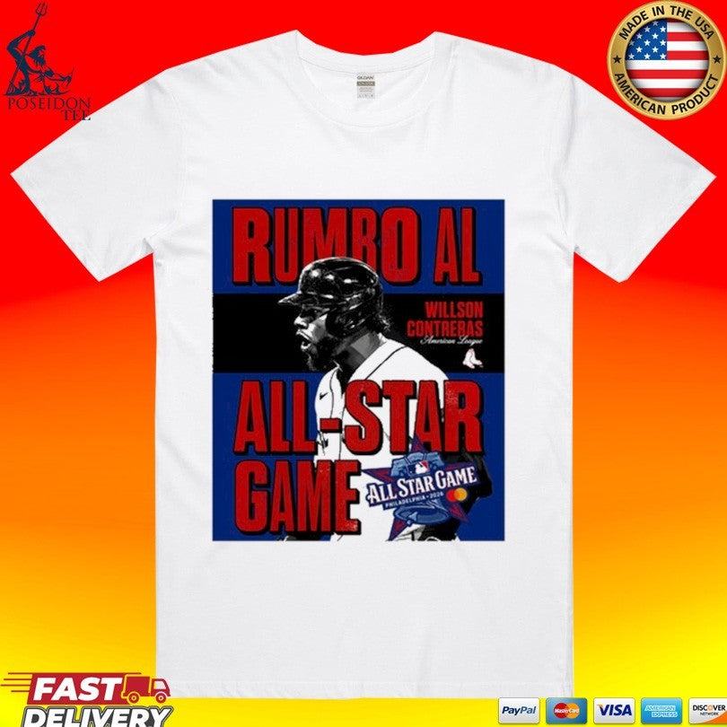 Willson Contreras All Star Game Philadelphia 2026 Red Sox T-shirt