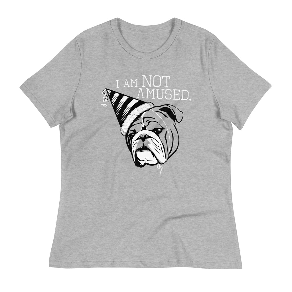 I Am Not Amused Women's Signature Tee
