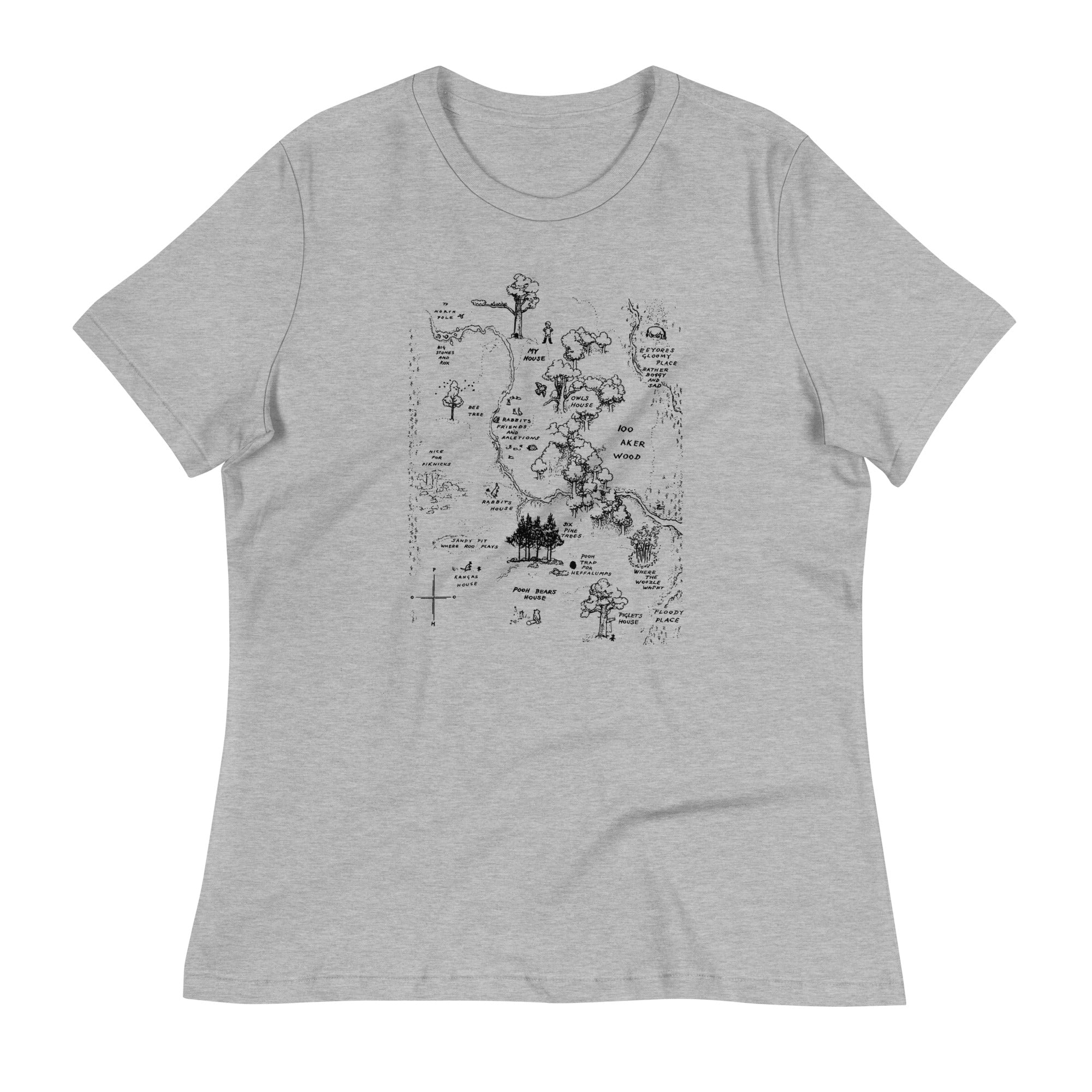 100 Acre Map Women's Signature Tee