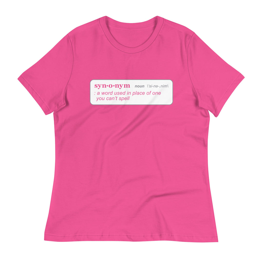 Synonym Definition Women's Signature Tee