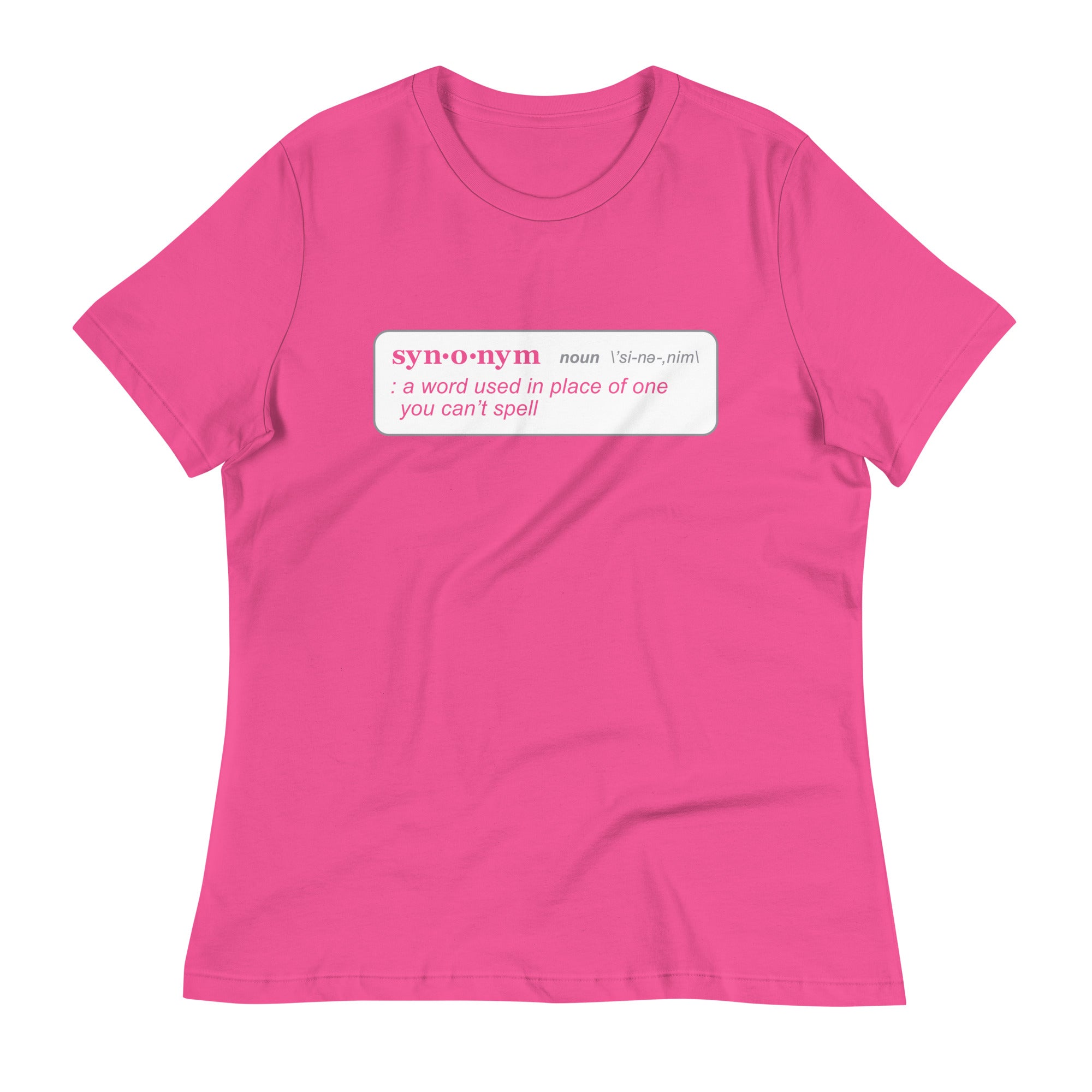 Synonym Definition Women's Signature Tee