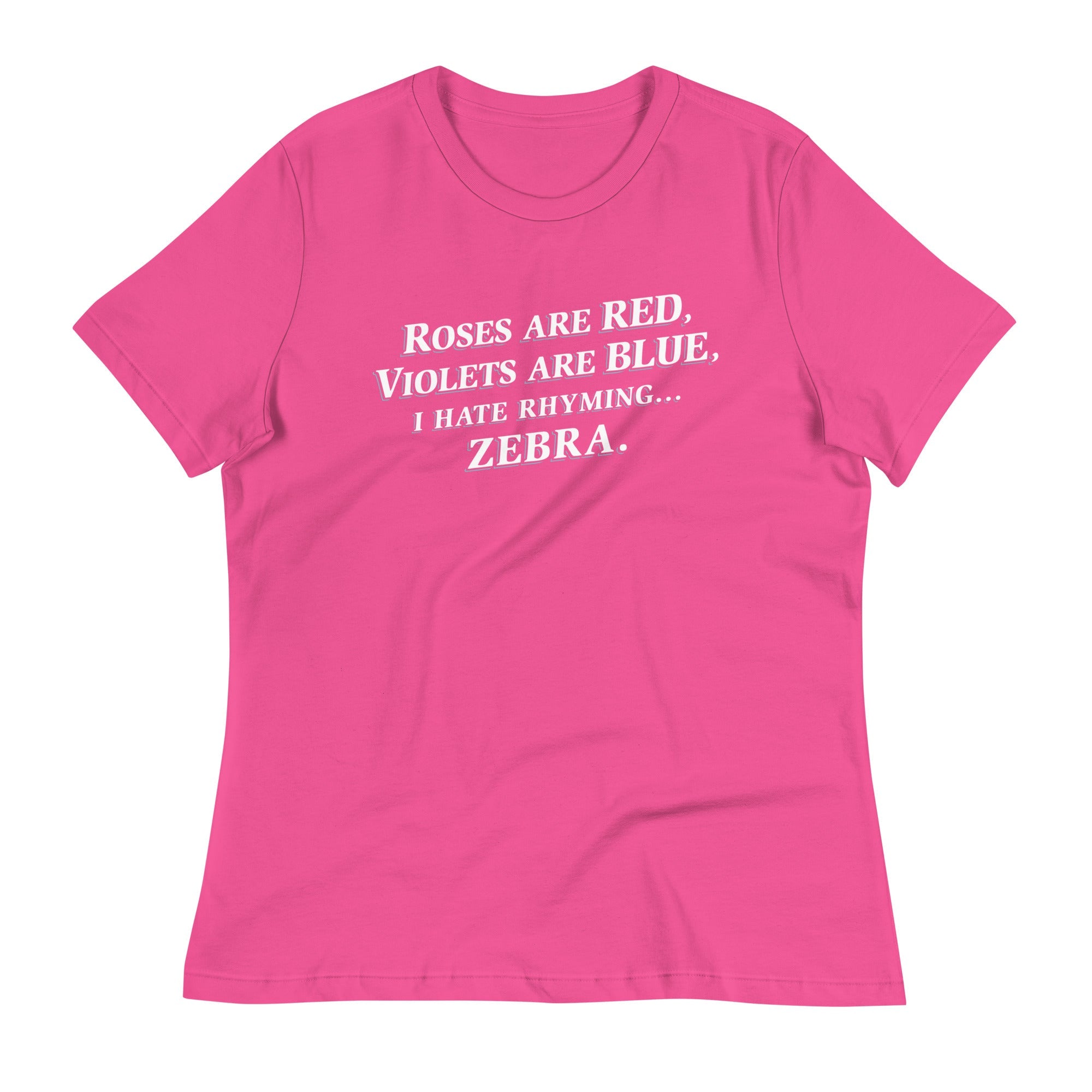 I Hate Rhyming Women's Signature Tee