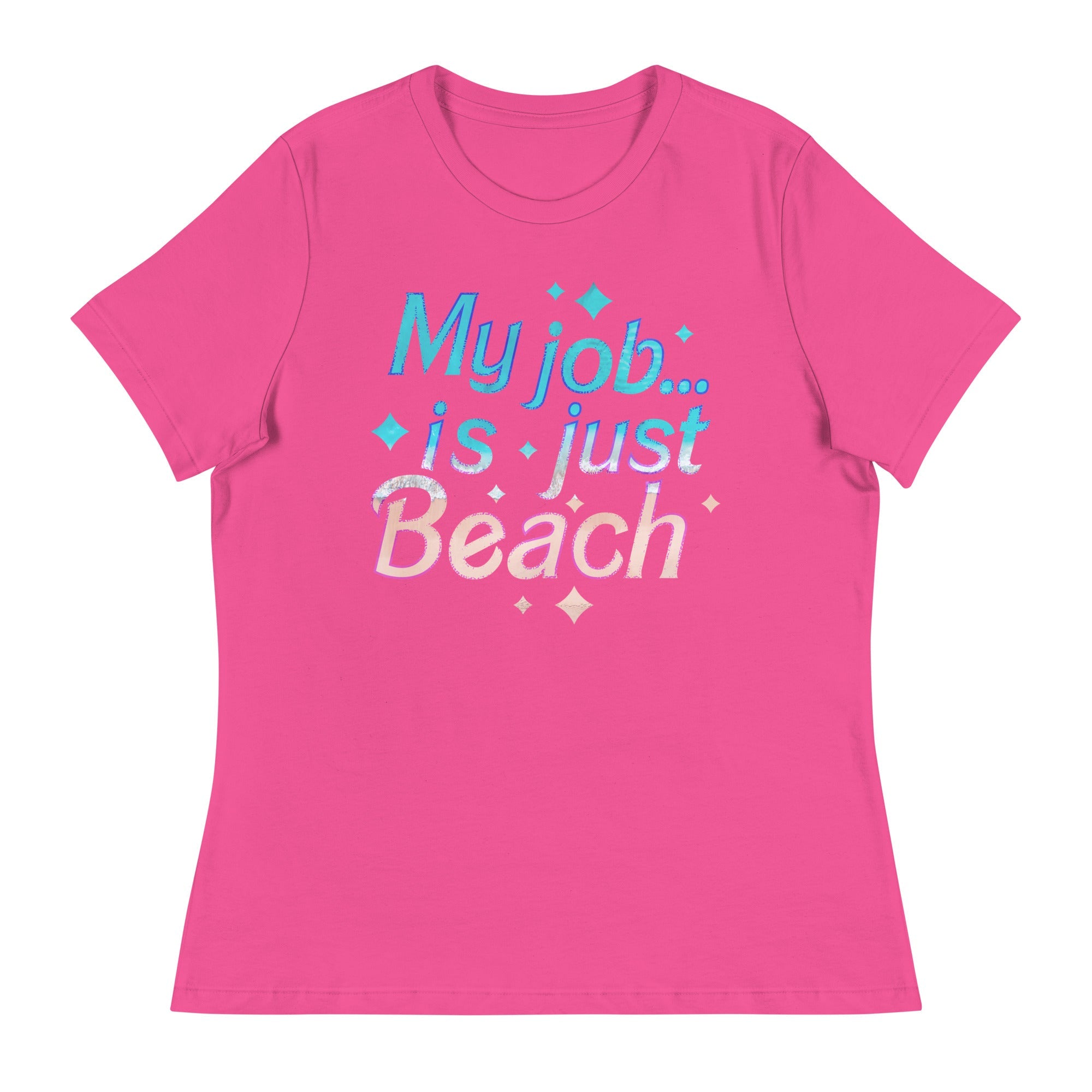 My Job Is Just Beach Women's Signature Tee