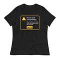 Human Quit Unexpectedly Women's Signature Tee