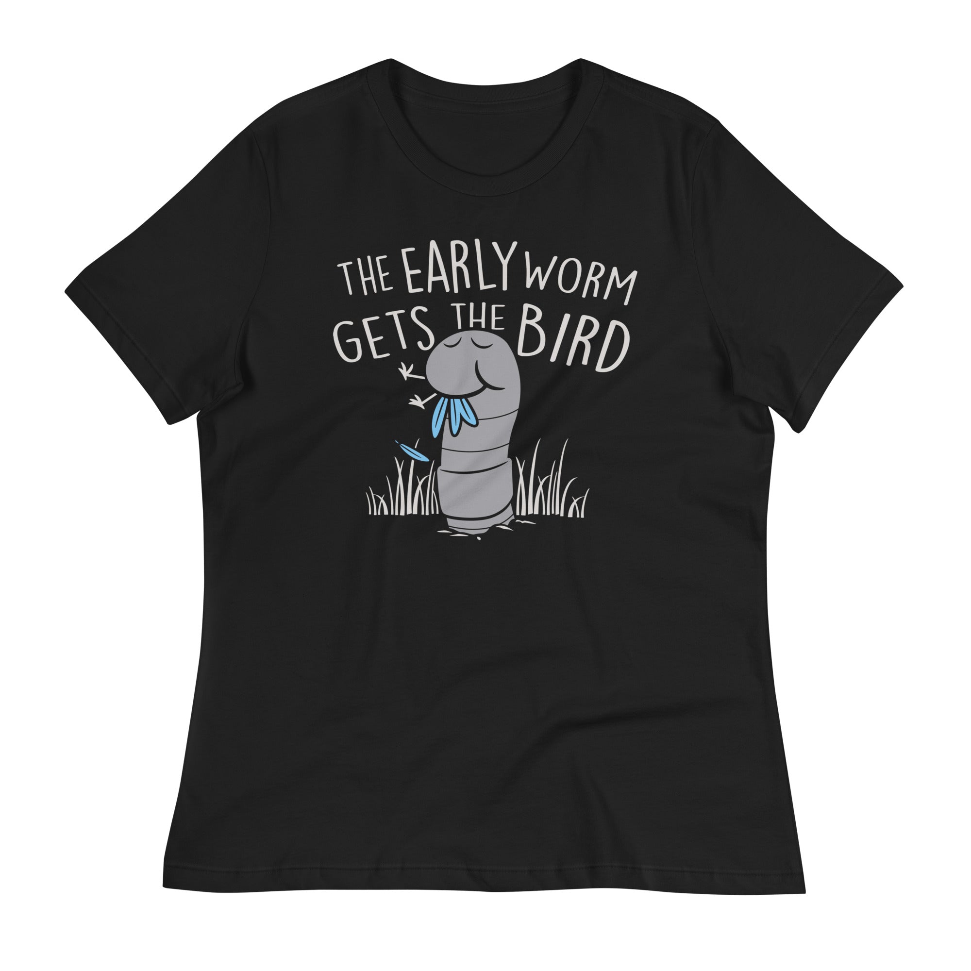 The Early Worm Gets The Bird Women's Signature Tee