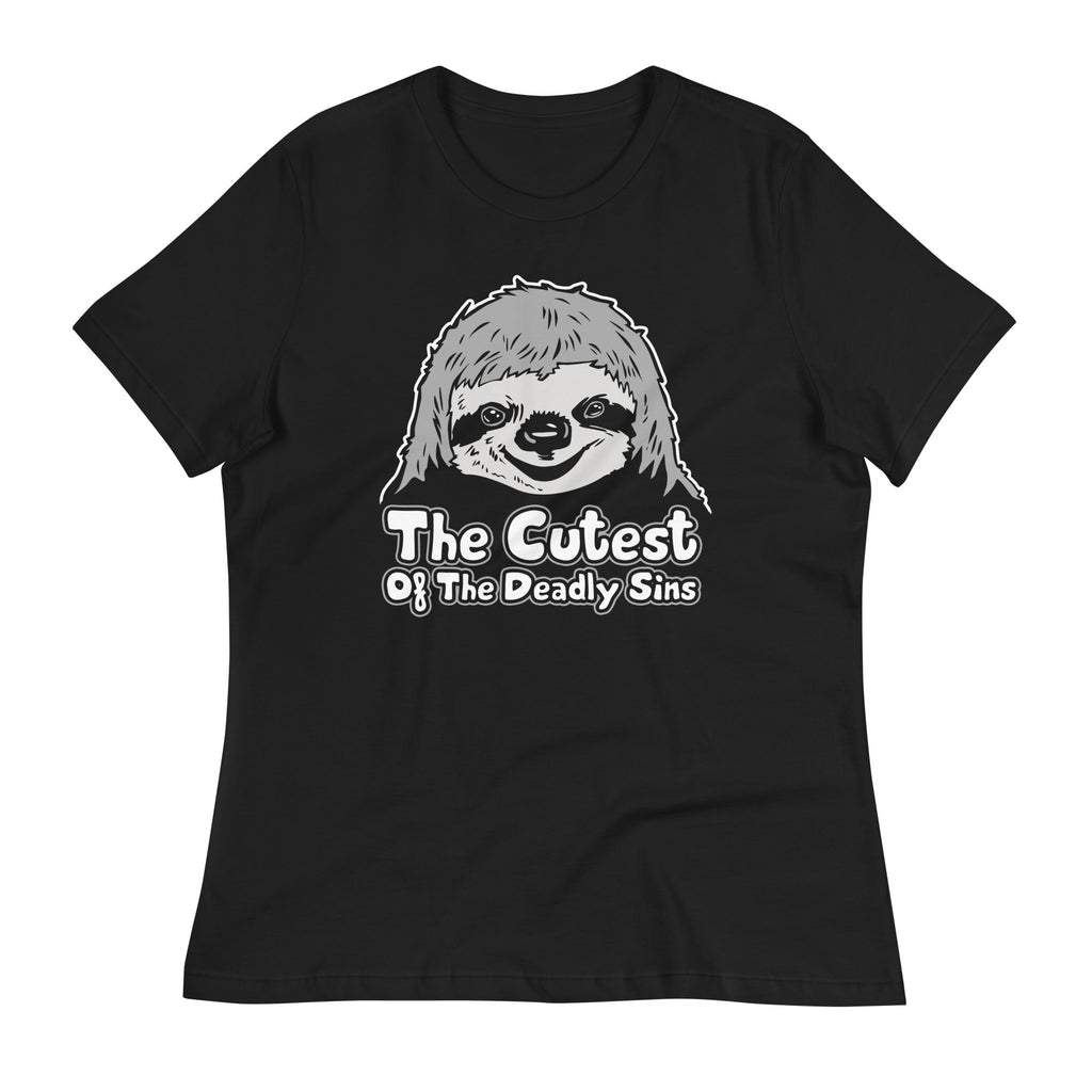 Sloth, The Cutest Of The Deadly Sins Women's Signature Tee