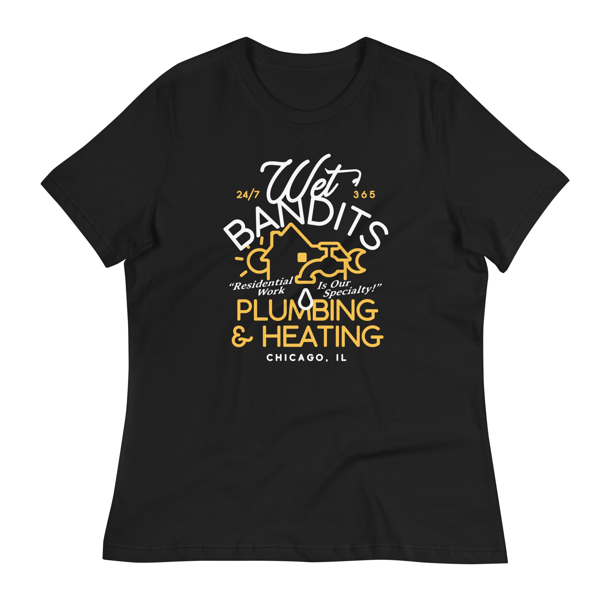Wet Bandits Plumbing & Heating Women's Signature Tee