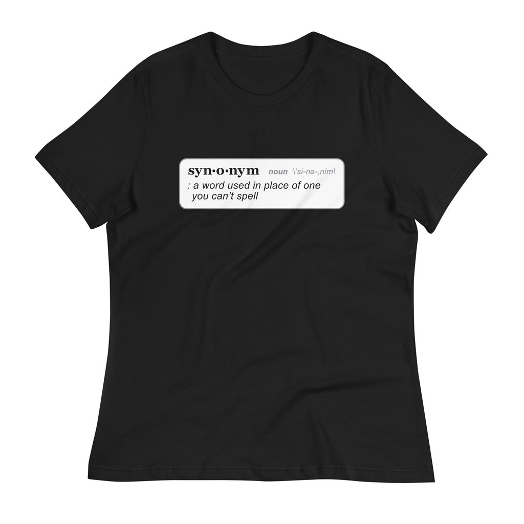 Synonym Definition Women's Signature Tee