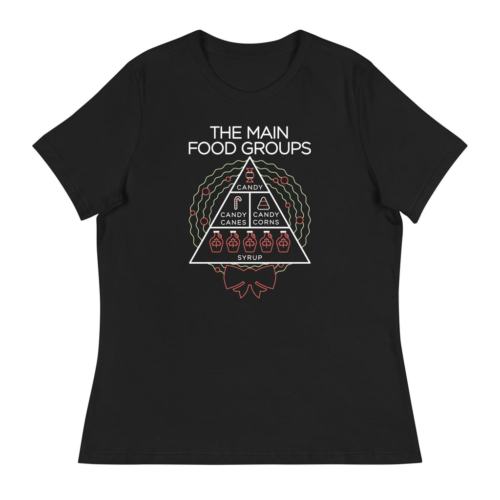 The Main Food Groups Women's Signature Tee