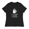 Coffee Plus To Stats Women's Signature Tee