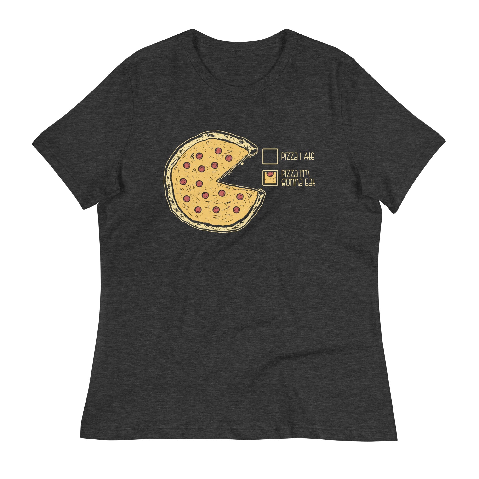 Pizza Pie Chart Women's Signature Tee
