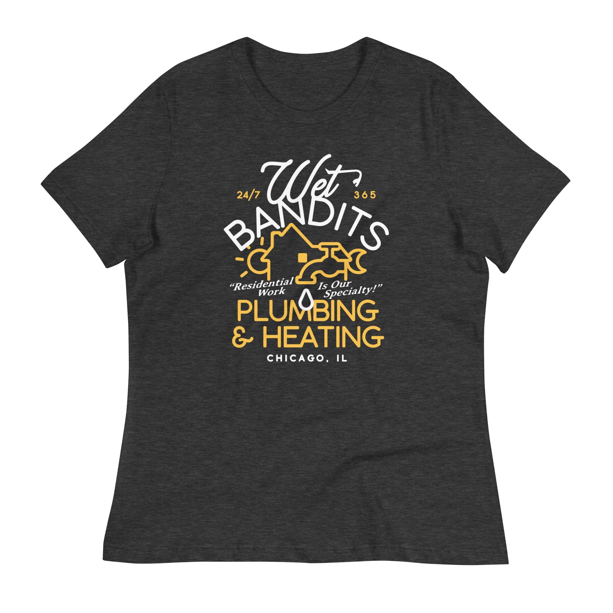 Wet Bandits Plumbing & Heating Women's Signature Tee