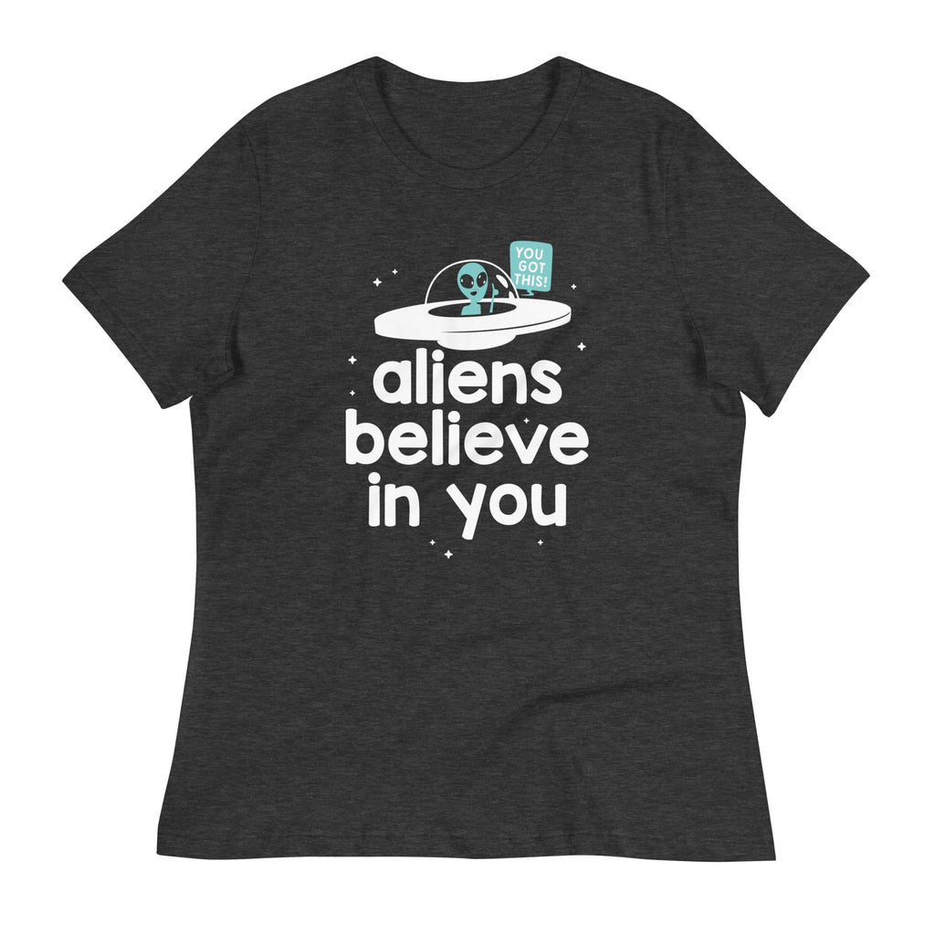 Aliens Believe In You Women's Signature Tee