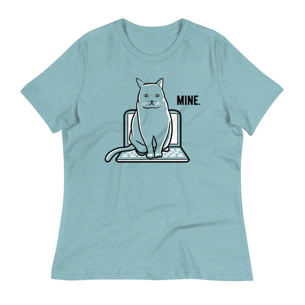 Mine Computer Cat Women's Signature Tee