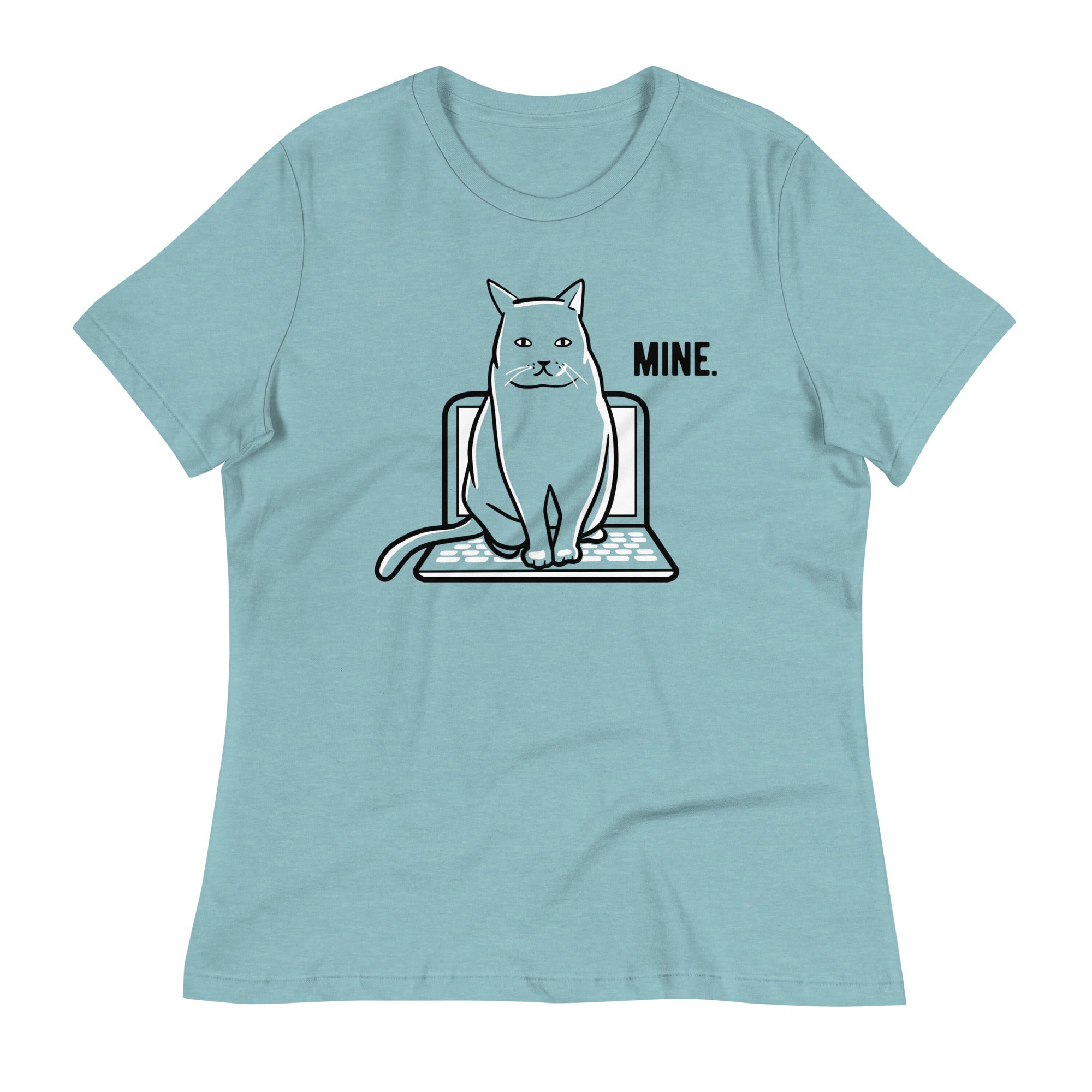 Mine Computer Cat Women's Signature Tee