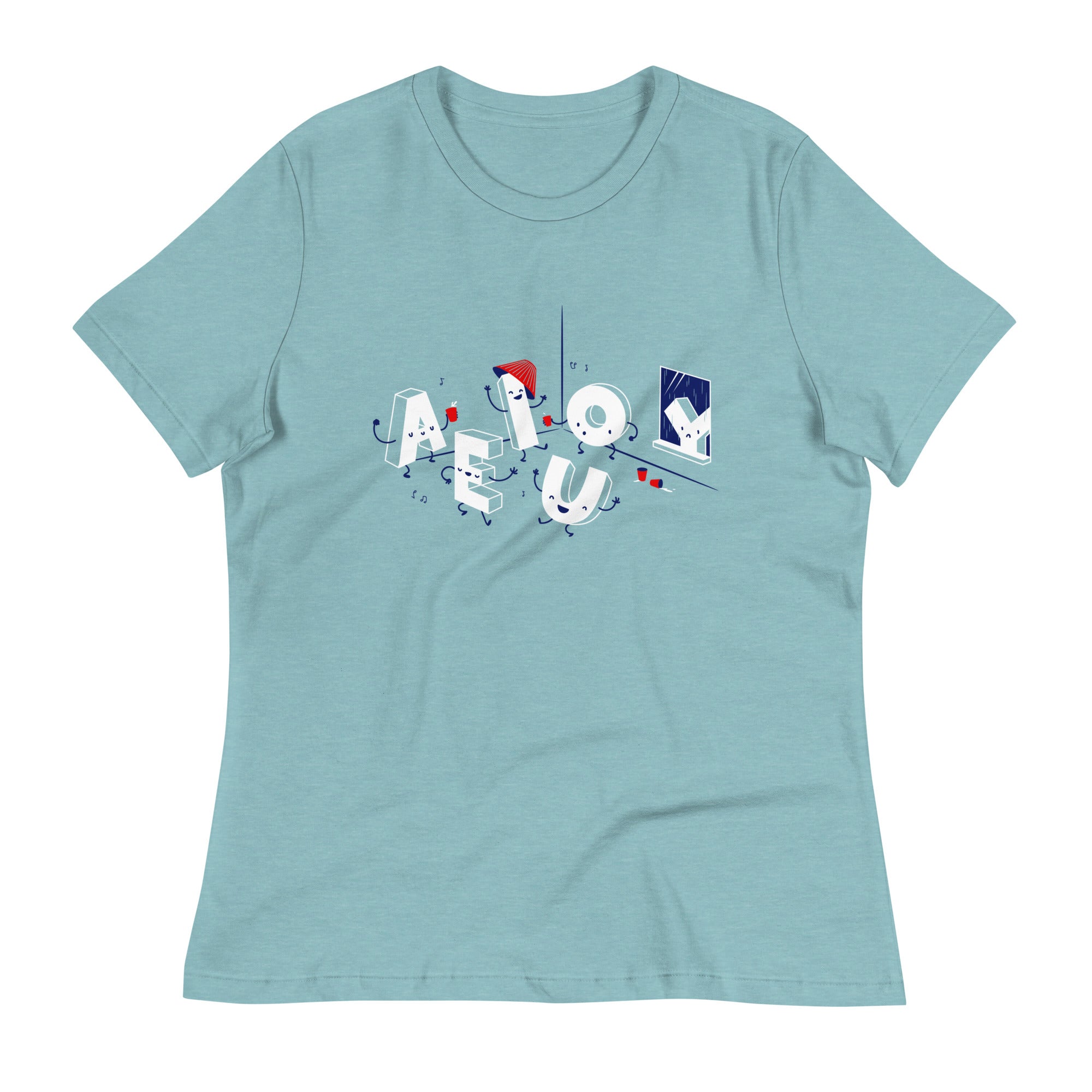 Vowel Party Time Women's Signature Tee